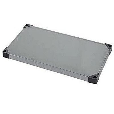 Quantum Storage Systems Shelf, Solid, 42"W X 21"D, 300 - 600 Lb. Capacity, Double Hemmed Perimeter With Marine Edge, 304 Stainless Steel, Nsf