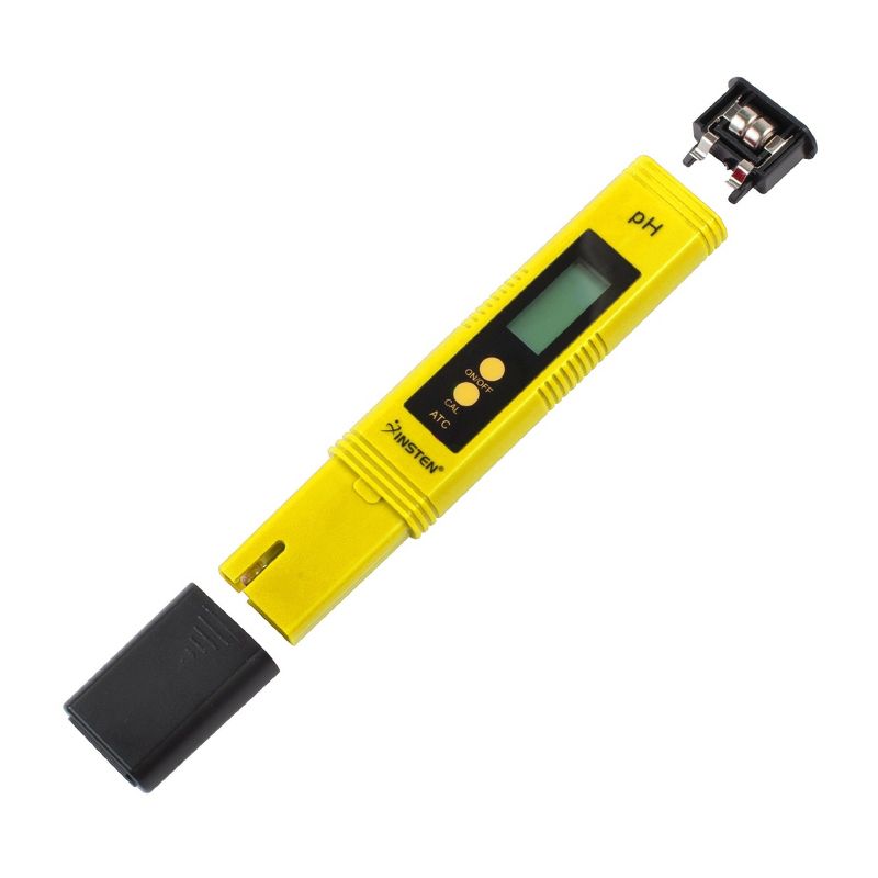 Insten - Digital pH Meter Tester Pen for Water Hydroponics, High Accuracy, Pocket Size, 0-14 pH Measurement Range, 5 of 10
