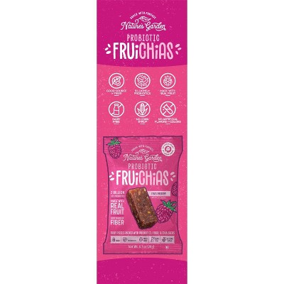 Nature's Garden Snacks Probiotic FruiChia Raspberry Fruit Snacks - 5.6oz/8ct