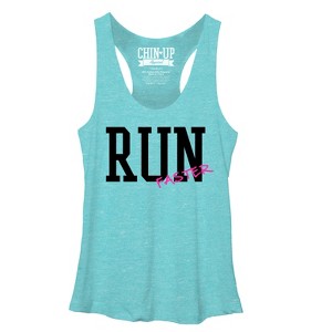 Women's CHIN UP Keep Running Racerback Tank Top - 1 of 3