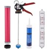 Right Hand Sausage Caulking Gun Manual 20 oz Leakproof Dispenser for Adhesive & Sealant - 2 of 4