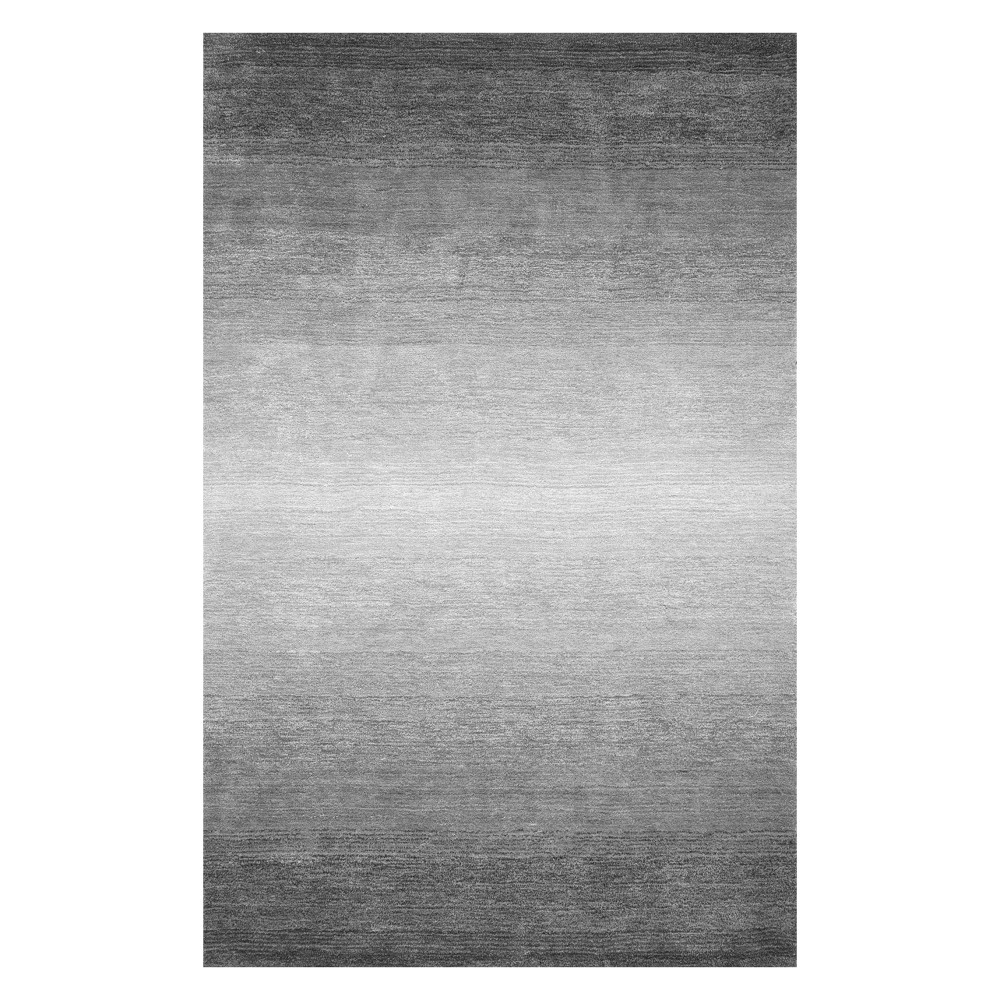 4'x6' Hand Tufted Ombre Bernetta Area Rug Gray - nuLOOM