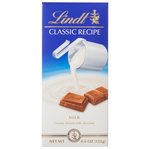 Lindt Classic Recipe Milk Chocolate Bar - 4.4oz : Target