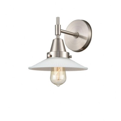 Halophane - 1 Light Wall Sconce-7.25 Inches Tall and 9 Inches Wide