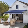Outsunny 15' x 10' Electric Retractable Awning with Remote Controller, Aluminum Frame, UV30+ Protection - 2 of 4