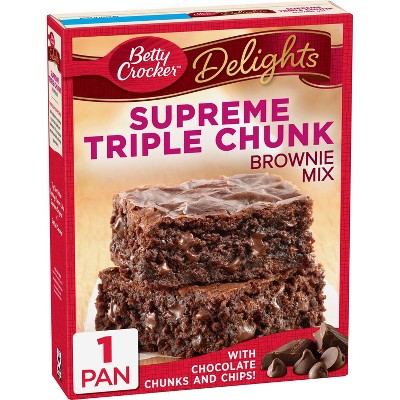 Betty Crocker Supreme Triple Chunk Brownie Mix - 17.8oz