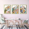 FONTOI 3pcs Colorful Cityscape Framed Wall Art, Scenery Oil Painting Modern Wall Decor Living Room, Sofa Background, Multicolored 18"* 24"*1.2" - 4 of 4