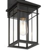 Bernal 13 1/2" High Sand Black Outdoor Wall Light - 4 of 4
