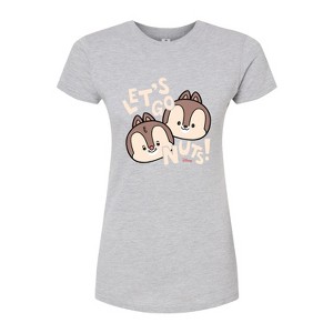 Women's - Disney - Let's Go Nuts Fitted Graphic T-Shirt - 1 of 3