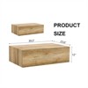RISOKEYS Rustic Natural Coffee Table - Elegant MDF Wooden Cocktail Table, Stylish Design for Living Room, Home Office - 4 of 4