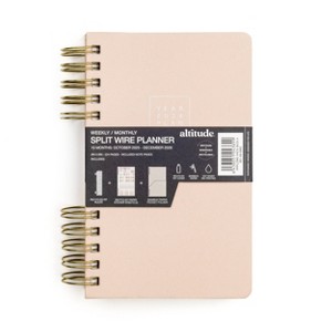 Altitude 2025-2026 15 Months Planner 5"x8" Monthly/Weekly Powder Pink - 1 of 4