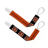 BabyFanatic Officially Licensed Unisex Pacifier Clip 2-Pack - NFL Cincinnati Bengals - Officially Licensed Baby Apparel - 2 of 3