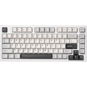 YUNZII YZ75 75% Hot Swappable Gaming Mechanical Keyboard, RGB Backlights for Linux/Win/Mac(Gateron G Pro Red, White) - 1 of 4