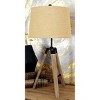 Wood Tripod Table Lamp Set of 2 Brown - Olivia & May - 2 of 4