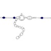 EVERLY JEWELRY | Sterling Silver Enamel Bead Station Necklace – Multiple color Enamel - 2 of 4