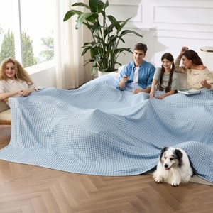 Bedsure Cooling Cotton Waffle Blanket-Lightweight Breathable Blanket of Rayon Derived from Bamboo - 1 of 4