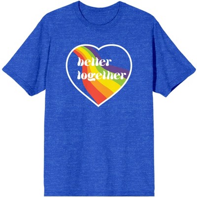 Better Together Men's Royal Blue T-shirt-Large : Target