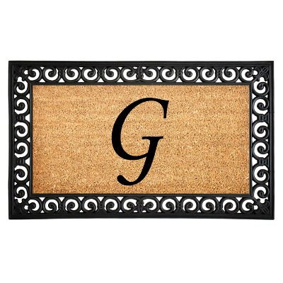 Calloway Mills 104132436G Gabriel Monogram Doormat 24 In. x 36 In. (Letter G)
