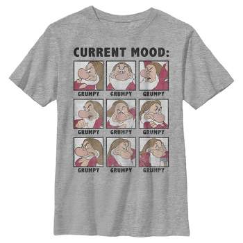 Boy's Snow White and the Seven Dwarves Grumpy Current Mood T-Shirt