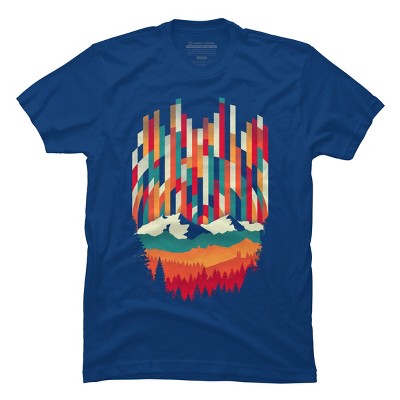 Men's Design By Humans Sunset in Vertical By digsy T-Shirt
