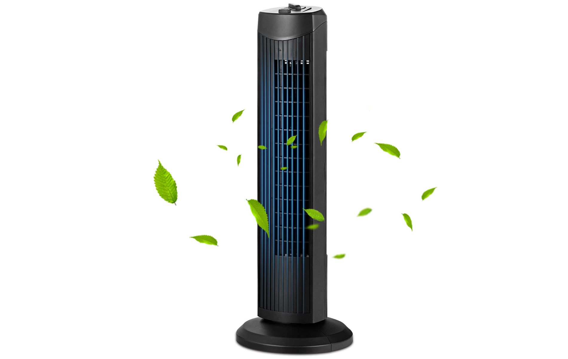 Costway Fantask 35W 28''Oscillating Tower Fan 3 Wind Speed Quiet Bladeless Cooling Room