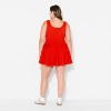 Women's Game Day Lace Drop Waist Mini Skater Dress - Wild Fable™ - 3 of 3