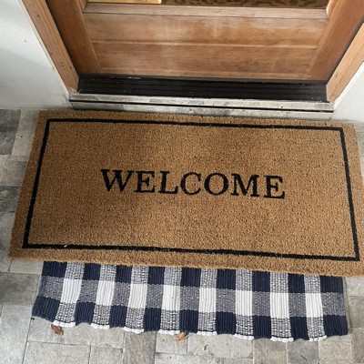 Welcome To The Mad House Coir Mat : Target