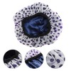Unique Bargains Women Durable Dots Shower Cap 1 Pc - 3 of 3