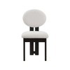Meridian Furniture,Napa Boucle Fabric Dining Chair, Set of 2 - 3 of 4