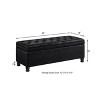 NicBex Modern 45" Tufted Storage Bench with Linen Fabric for Bedroom and Living Room - image 2 of 4