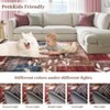 TackView Kitchen Runner Rug, Modern Floral Runners Non-Slip Soft Foldable Carpet for Hallway Laundry Room - 4 of 4