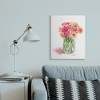 Stupell Industries Pink Daisy Watercolor Bouquet in Canning Jar - 2 of 4