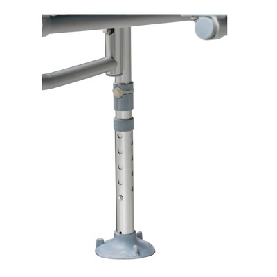 Drive Medical Plastic Tub Transfer Bench with Adjustable Backrest