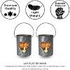 Amber Fight Gear Heart Metal Votive Handmade Candle Holders-Decorations for Home, Table, Party Set of Two 4”X4”,Metal - 4 of 4