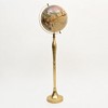TopComfy Decorative Object Aluminium Table Clock with Compass Design for Elegant Desk Decor, Gold, 12.5"*12"*44" - 2 of 4