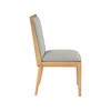 Meridian Furniture,Bristol Linen Textured Fabric Dining Chair, Set of 2 - 4 of 4