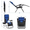 Yaheetech 2pcs 26in Padded Outdoor Zero Gravity Chair - 3 of 4
