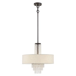 Livex Lighting Carlisle 4 - Light Chandelier in  English Bronze - 1 of 4