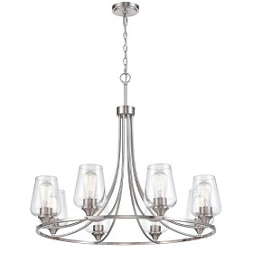 Millennium Lighting Ashford 8 - Light Chandelier in  Brushed Nickel - 1 of 1