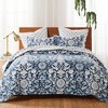 Laure Indigo Euro Sham Set of 2 - Levtex Home - 3 of 3