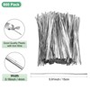 Unique Bargains Reusable Metal Twist Ties Bread Candy Bags 800 Pcs - 3 of 4