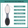 Foot File Callus Remover - Multi Purpose 4 in 1 Feet Pedicure Tools with Foot Scrubber,Pedicure Tool with Foot Scrubber, Pumice Stone - 3 of 4