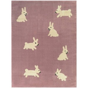 Hop Rabbit Kids' Area Rug Purple - Balta Rugs - 1 of 4