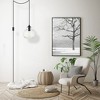 Elegant Lighting Destry 1 Light Black plug-in Pendant With Clear Glass - 2 of 4
