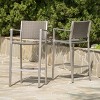 GDFStudio Crested Bay Outdoor Aluminum 30 Inch Barstools (Set of 2) - 2 of 4
