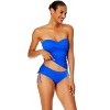 Women's Live In Color Twist Front Bandeaukini Swim Top - 2 of 4