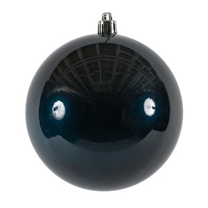 Vickerman Midnight Blue Ball Ornament - 1 of 4