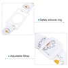 Unique Bargains Adjustable Shoulder Strap Water Bottle Lanyards White 2 Packs - 4 of 4