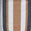 Northlight Striped Cotton Two Person Double Brazilian Hammock - 73" x 58.5" - Black and Brown - 4 of 4