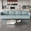 NicBex Modular 98.5" L Shape Sectional Sofa Sleeper Couch Set with Storage Space for Living Room - 3 of 4